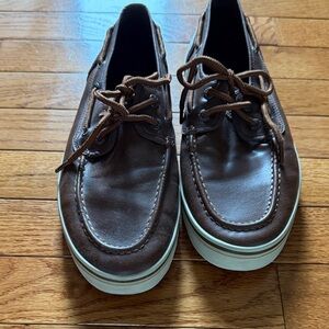 Nautica Brown Biat Shoes with White Sole - Men